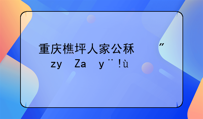 重庆樵坪人家公租房租金标准
