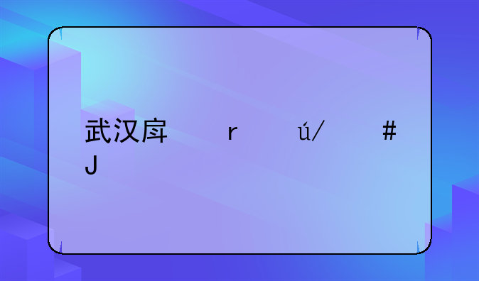 武汉房地产律师咨询