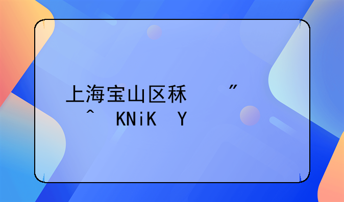 上海宝山区租房补贴政策