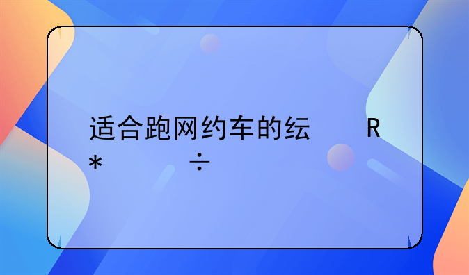 适合跑网约车的纯电动汽车