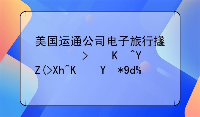 美国运通公司电子旅行支票可以在境内使用吗？