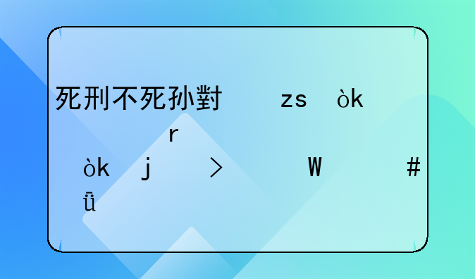 死刑不死孙小果：一起震惊社会的司法个案深度剖析
